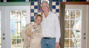 Scarlet and George Colley