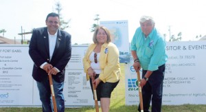 events center groundbreaking