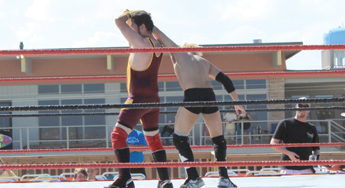 Bikefest wrestling Bikefest wrestling