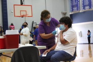 PIHS students receive COVID-19 vaccine
