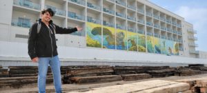 Largest mural on Island painted at Marriott